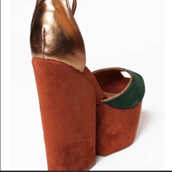 Jeffery Campbell 4 EVZ in Two Toned (Runs Small) - Picture 2 of 5